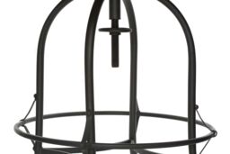 Orsina Wood & Metal Round Top Side Table, Industrial Style Side Table, Wooden Side Table For Living Room in Natural - thumbnail 3