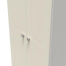Ready Assembled 2 U Albert 2 Door Wardrobe (Ready Assembled) in Cream - thumbnail 4