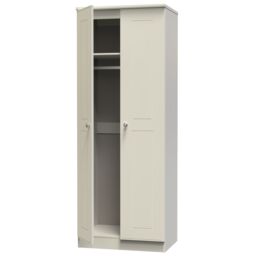 Ready Assembled 2 U Albert 2 Door Wardrobe (Ready Assembled) in Cream - thumbnail 5