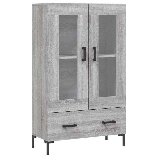 Berkfield Home Highboard Grey Sonoma 69.5x31x115 cm Engineered Wood - image 1