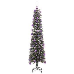 Berkfield Home Elegant Artificial Christmas Tree with Stand Green 50.5 x 50.5 x - thumbnail 1