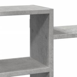 Berkfield Home Wall Shelf Concrete Grey 129x18x42 cm Engineered Wood - Size: 129 x 18 x 42 cm - thumbnail 7