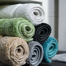 Allure Bath Fashions Bamboo Cotton Non-Slip Bath Mat in Silver - thumbnail 3