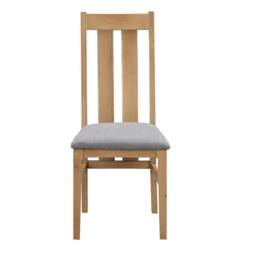 Cheshire Tavira Elegant Dining Chairs - Set of 2 in Light Oak - thumbnail 3