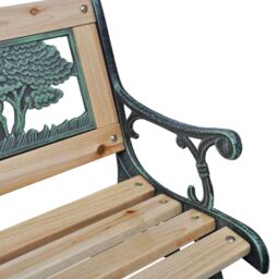 Berkfield Home Children Garden Bench 84 cm Wood in Brown - thumbnail 3