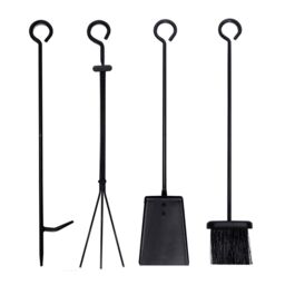 simpa 2in1 Companion Set & Log Holder in Black - thumbnail 3