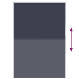 Berkfield Home Roller Blind Blackout Marine 165x210 cm Fabric Width 161.6 cm Pol… in Blue - thumbnail 5