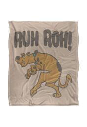 Warner Brothers Scooby Doo Officially Licensed Silky Touch Super Soft Throw Blanket 152 x 127 cm in White - thumbnail 1
