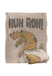 Warner Brothers Scooby Doo Officially Licensed Silky Touch Super Soft Throw Blanket 152 x 127 cm in White - thumbnail 2