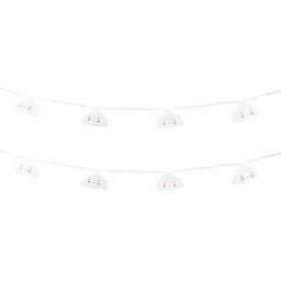 ValueLights Set of 10 Battery Powered Cloud Fairy String Lights in White - thumbnail 4