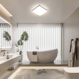 Pheashine Bright Square LED Ceiling Light 36W 4500K Neutral Light 23x23cm in White - Size: 23x23 cm - thumbnail 8