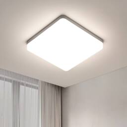 Pheashine Bright Square LED Ceiling Light 36W 4500K Neutral Light 23x23cm in White - Size: 23x23 cm - thumbnail 2