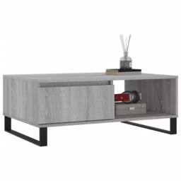 Berkfield Home Coffee Table Grey Sonoma 90x60x35 cm Engineered Wood - Size: 90 x 60 x 35 cm - thumbnail 3