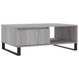 Berkfield Home Coffee Table Grey Sonoma 90x60x35 cm Engineered Wood - Size: 90 x 60 x 35 cm - thumbnail 1