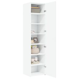 Berkfield Home Highboard White 45x42.5x185 cm Engineered Wood - thumbnail 3