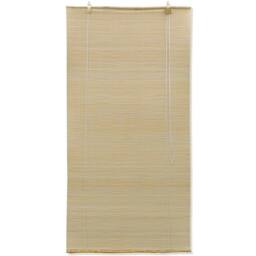 Berkfield Home Natural Bamboo Roller Blinds 120 x 160 cm in Beige - thumbnail 2