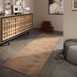 THE RUGS Villeroy & Boch 1906 Wool Rug Ursule Handwoven High Low Pile in Beige - Size: 190 cm x 280 cm - thumbnail 8