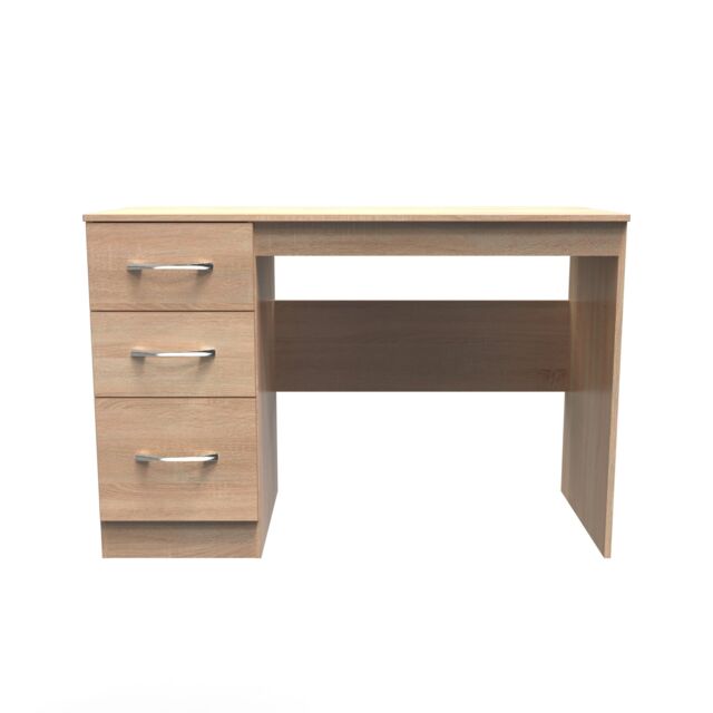 Ready Assembled 2 U Hampshire 3 Drawer Desk (Ready Assembled) in Light Oak - image 1