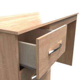 Ready Assembled 2 U Hampshire 3 Drawer Desk (Ready Assembled) in Light Oak - thumbnail 5