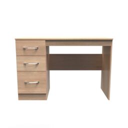 Ready Assembled 2 U Hampshire 3 Drawer Desk (Ready Assembled) in Light Oak - thumbnail 1