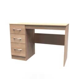 Ready Assembled 2 U Hampshire 3 Drawer Desk (Ready Assembled) in Light Oak - thumbnail 3