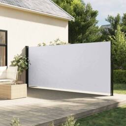 Berkfield Home Retractable Side Awning White 160x300 cm - thumbnail 2