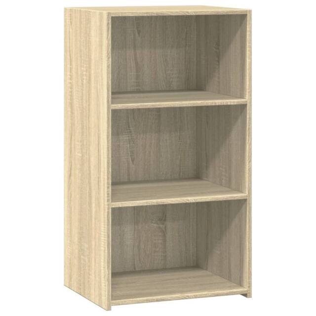 Berkfield Home Sideboard Sonoma Oak 50x41x93 cm Engineered Wood in Light Tan - Size: 50 x 41 x 93 cm - image 1