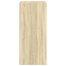 Berkfield Home Sideboard Sonoma Oak 50x41x93 cm Engineered Wood in Light Tan - Size: 50 x 41 x 93 cm - thumbnail 5