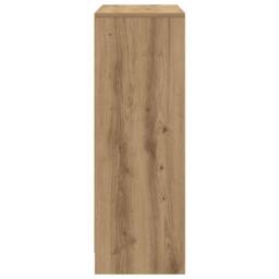 Berkfield Home Sideboard with Drawers & Doors Artisan Oak 73x31x90 cm in Brown - Size: 73 x 31 x 90 cm - thumbnail 7
