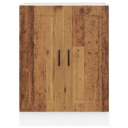 Berkfield Home Kitchen Base Cabinet¬†Porto Old Wood Engineered Wood in Brown - thumbnail 4
