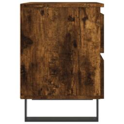 Berkfield Home Bedside Cabinets 2 pcs Smoked Oak 40x35x50 cm Engineered Wood in Brown - Size: 40 x 35 x 50 cm - thumbnail 7