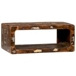 Berkfield Home TV Cabinet Multicolour 60x30x25 cm Solid Wood Reclaimed in Brown - Size: 60 x 30 x 25 cm