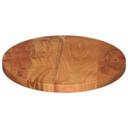Berkfield Home Table Top 140x50x3.8 cm Oval Solid Wood Acacia in Brown - thumbnail 4
