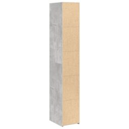 Berkfield Home Highboard Concrete Grey 30x41x185 cm Engineered Wood - Size: 30 x 41 x 185 cm - thumbnail 6