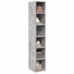 Berkfield Home Highboard Concrete Grey 30x41x185 cm Engineered Wood - Size: 30 x 41 x 185 cm - thumbnail 3