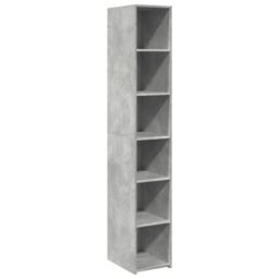 Berkfield Home Highboard Concrete Grey 30x41x185 cm Engineered Wood - Size: 30 x 41 x 185 cm - thumbnail 2