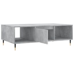 Berkfield Home Coffee Table Concrete Grey 104x60x35 cm Engineered Wood - Size: 104 x 60 x 35 cm - thumbnail 6