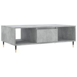 Berkfield Home Coffee Table Concrete Grey 104x60x35 cm Engineered Wood - Size: 104 x 60 x 35 cm - thumbnail 2