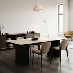 Happy Homewares Natural Linen Oatmeal Beige Pendant Light Shade with Linking Rope in Brown - thumbnail 7