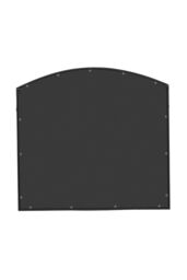 Living and Home Industrial Arch Windowpane Wall Mirror with Black Metal Frame - thumbnail 6