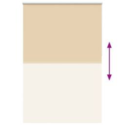 Berkfield Home Roller Blind Blackout Beige 150x210 cm Fabric Width 146.6 cm Polyester - thumbnail 5