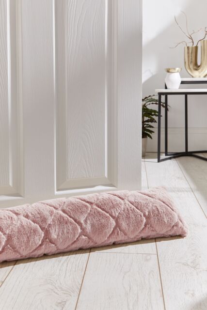 Catherine Lansfield 'Cosy Diamond' Draught Excluder in Pink - image 1