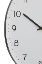 Orsina Elko Oval Wall Clock in Grey - thumbnail 3