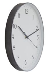 Orsina Elko Oval Wall Clock in Grey - thumbnail 2