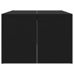 Berkfield Home Modern Coffee Table Black 102x50x36 cm Engineered Wood - Size: 102 x 50 x 36 cm - thumbnail 5