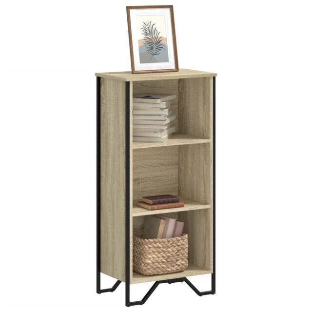 Berkfield Home Bookcase Sonoma Oak 50x31x106 cm Engineered Wood in Brown - Size: 50 x 31 x 106 cm - image 1