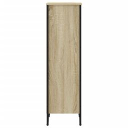 Berkfield Home Bookcase Sonoma Oak 50x31x106 cm Engineered Wood in Brown - Size: 50 x 31 x 106 cm - thumbnail 5