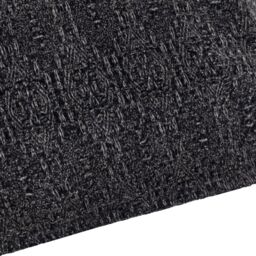 Yard Ramas Textured Jacquard 100% Cotton Cushion in Black - Size: 40 cm x 60 cm - thumbnail 5