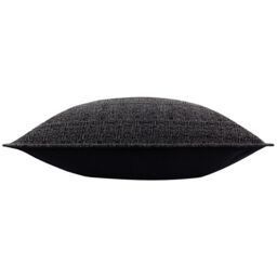 Yard Ramas Textured Jacquard 100% Cotton Cushion in Black - Size: 40 cm x 60 cm - thumbnail 4