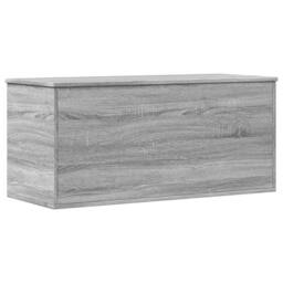 Berkfield Home Storage Box Grey Sonoma 100x42x46 cm Engineered Wood - Size: 100 x 42 x 46 cm - thumbnail 6